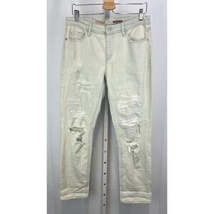 PILCRO Anthropologie Distressed Slim Boyfriend Jeans Light Wash Size 29